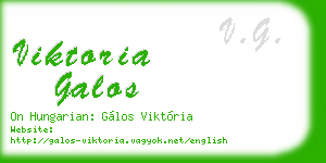 viktoria galos business card